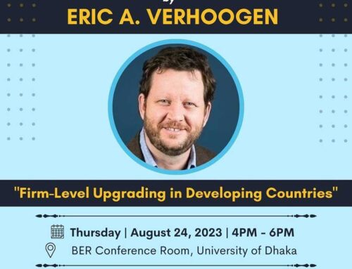 Seminar by Eric A. Verhoogen